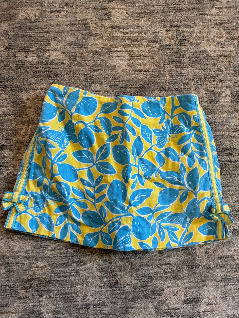 Lilly Pulitzer Girls' Mixed Print Skorts - size 10 - 100% cotton - Picture 7 of 15